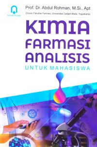 Kimia Farmasi Analisis : Untuk Mahasiswa