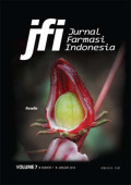 Jurnal Farmasi Indonesia Volume 7 Nomor 1