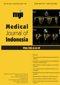 Medical Journal of Indonesia Volume 25 Issue 2