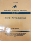 Pekerti Mengajar di Perguruan Tinggi Buku 1.08 Desain Instruksional