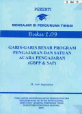 Garis Garis Besar Program Pengajaran dan Satuan Cara Pengajaran (GBPP&SAP)