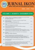 Jurnal Ikon Jurnal Penelitian dan Pengabdian Masyarakat Volume 2 Nomor 4