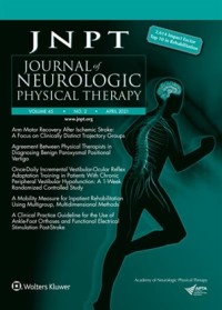 Image of JNPT : Journal of Neurologic Physical Therapy Volume 45 Issue 2