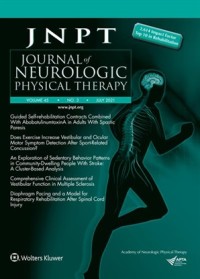Image of JNPT : Journal of Neurologic Physical Therapy Volume 45 Issue 3