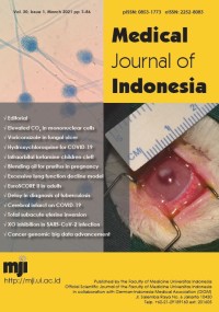 Image of Medical Journal of Indonesia Volume 30 Issue 1