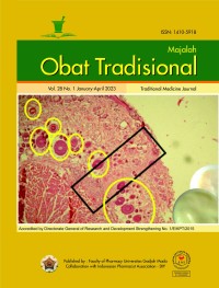 Image of Majalah Obat Tradisional Volume 28 Issue 1