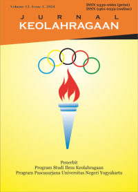 Image of Jurnal Keolahragaan Volume 12 Issue 1