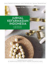 Image of Jurnal Kefarmasian Indonesia Volume 11 Issue 1