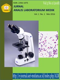 Image of Jurnal Analis Laboratorium Medik Volume 3 Issue 2