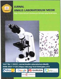 Image of Jurnal Analis Laboratorium Medik Volume 7 Issue 1