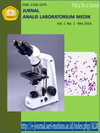 Image of Jurnal Analis Laboratorium Medik Volume 4 Issue 2