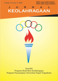 Image of Jurnal Keolahragaan Volume 8 Issue 1