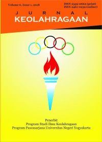 Image of Jurnal Keolahragaan Volume 6 Issue 1
