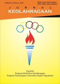 Image of Jurnal Keolahragaan Volume 6 Issue 2