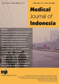 Image of Medical Journal of Indonesia Volume 29 Issue 1