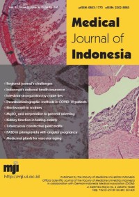 Image of Medical Journal of Indonesia Volume 31 Issue 2