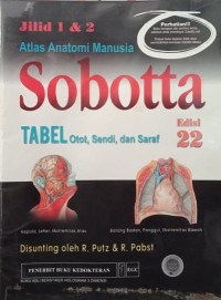 Image of Sobotta Atlas Anatomi Manusia Jilid 1&2 Tabel Otot, Sendi, dan Saraf edisi 22